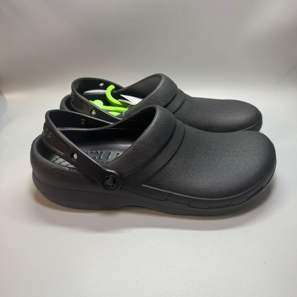 Crocs Specialist II Work Clog Black Men Size 12 Slip Resistant Shoes 204590001